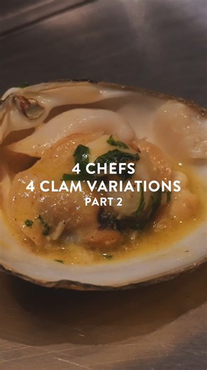 Cloudy Bay Clams on Instagram: "🎥 Part Two: 4 chefs. 4 clam variations. 1 hero ingredient. 👨‍🍳 Stephen Hodges @fishface_111 keeps it honest: Cloudy Bay Storm Clams, garlic, parsley + butter. Stripped back. Dialled in. 👨‍🍳 Toru Ryu @sixteen_restaurant goes pure - a clear dashi broth built around the clean depth of Cloudy Bay Storm Clams. When the ingredient shines, less is more! Reply “YES CHEF” for the recipes. Next up in Part Three: our guest chefs weigh in. What worked, what surprised the