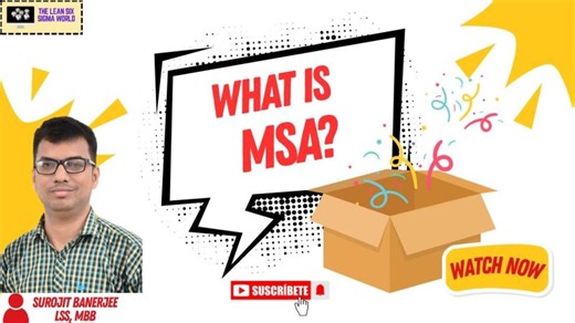 MSA EXPLAINED! I Measurement System Analysis I The Lean Six Sigma World | SUROJIT BANERJEE..LSS MASTER BLACK BELT