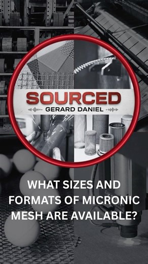 What sizes and formats of micronic mesh are available? | Gerard Daniel