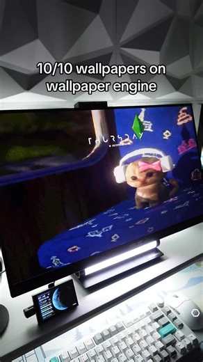 Brian Dinh | NIGHTPARADE on Instagram: "ALL WALLPAPERS 🔗 IN BIO Wallpaper Engine is on Steam. Rainmeter tutorial for the day/date is linked in my bio @nightxparade Comment "Wallpaper" and I'll send you the link to my wallpaper collections. #gamingsetup #pcgamer #wallpaperengine #wallpapers #wallpaper"