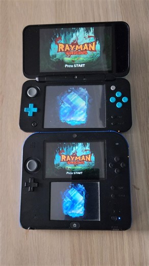 Rayman Origins- Nintendo New 2DS XL vs 2DS Speed Comparison