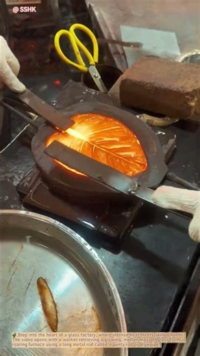 How Glass Blades Are Made by Hand! | Amazing Glass Factory Process