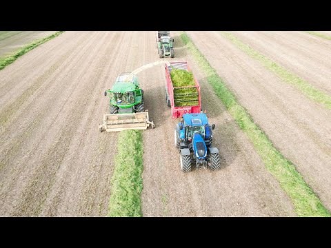 Harvesting Haylage in Ag Bags & Liquid Manure Spreading