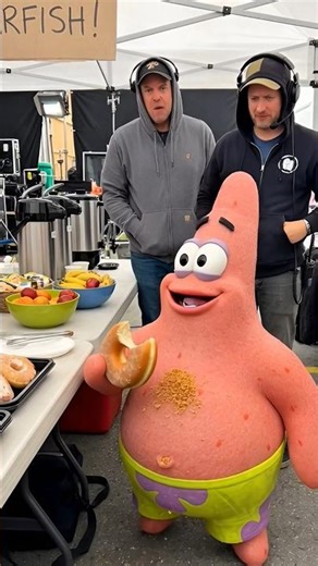 SPONGEBOB: THE LEAKED BTS FOOTAGE! 🎬🍍#shorts #spongebob