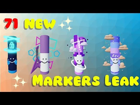 71 NEW UNRELEASED MARKERS For Coming BIG UPDATE in Find The Markers Roblox 2024!
