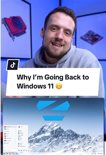 Linux is great, ZorinOS was awesome, but I prefer the comfort and speed of using Windows right now. ✌️ #PCBuild #GamingPC #PCBuilding #Linux #ZorinOS
