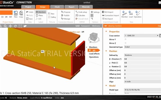 2.5.Splice Connection Design for Moment by IDEAStatiCA.