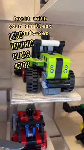 Duett with your Smallest Lego Technic Claas 42102 Set