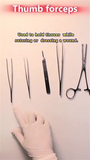 |'m Ŋurse on Instagram: "What's the most widely used equipment in suturing and surgery? ?? #reels"