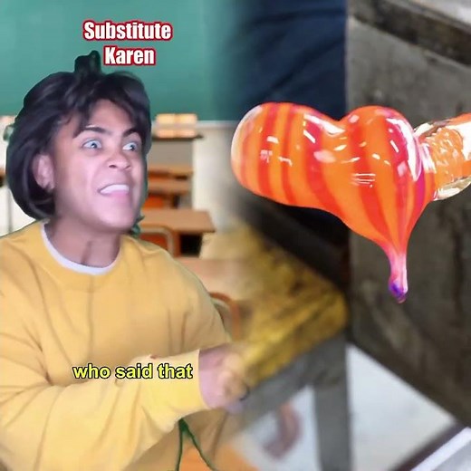 When Karen is your substitute teacher…😂💀 #comedy #roast