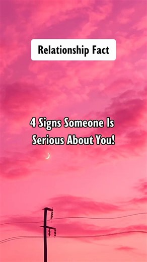 4 Signs Someone Is Serious About You! #shorts #psychologyfacts
