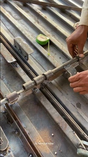 Strong Iron Gate Latch Installation | Malik Got Talent