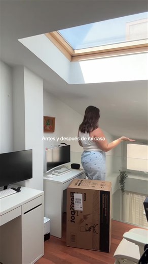 Antes y después de mi casa: cambio en zona de trabajo y descanso
