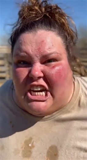 Susan really thought she could handle the emu 😂 #farm #animals #fail