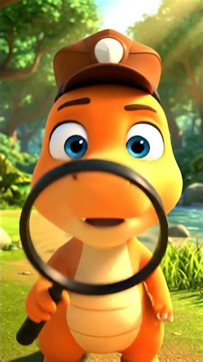 Ep1. Cookie Gone?! 🍪😱 🕵️‍♂️ #dinosaur #babydino #detective #aivideo #animation