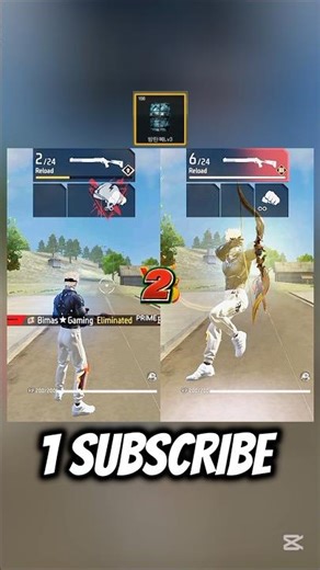 🍷M1014 vs M1014 3 Free Fire gun vs Short Bimasgaming😱❤️