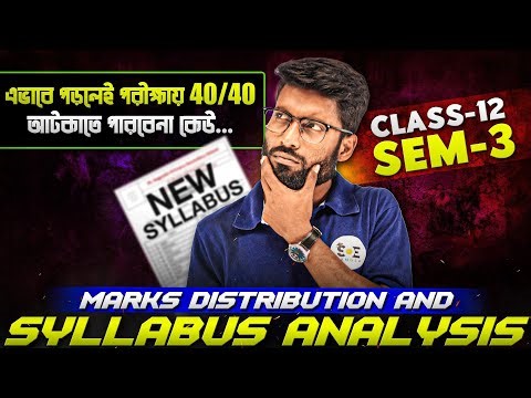 অঙ্কে ৪০/৪০ পেতে হলে এই চ্যাপ্টার গুলো করো 🔥Class 12 Maths Marks Distribution 📕 | SOE Bangla
