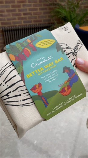 23K views · 110 reactions | Gift chocolate that gives back with our Better Way Bar Gift Collection. 100% of sales fund a way of cacao farming that helps nature and farmers thrive. ❤️ | Hotel Chocolat | Facebook
