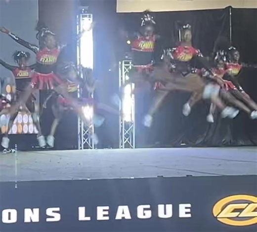 This toe touch!!!! Miami Flames AllStars - Lady Ember #Day2 #ChampionsLeague | CheerCast