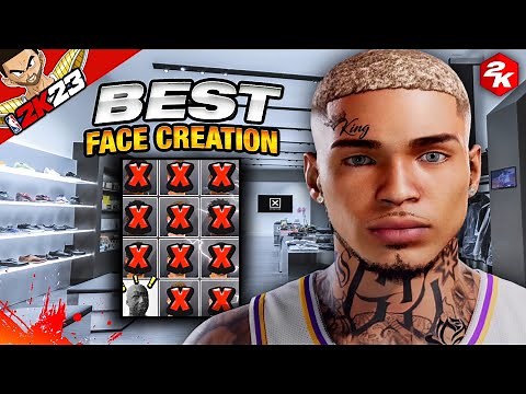 NBA 2K23 DRIPPY FACE CREATION TUTORIAL ! LOOK LIKE A CHEESER ! BEST FACE CREATION SCAN #nba2k23