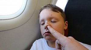 Airplane pranks shock my little brother