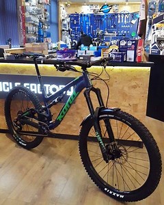Cycle Factory Edition: Kona Process 153. The new Carbon version maybe coming at £6k but we have a couple of special 2017 153's left. We took the base bike RRP £3299 and converted the Yari fork to a Lyrik with a Charger2 damper conversion and matching decals. Wheels are setup tubeless with Stans Race sealant. A Mudhugger FR front guard has been fitted which is just an essential for us. A one piece gear cable for slick shifts for way longer. Custom foam wrap on the chainstays for silent chip free 