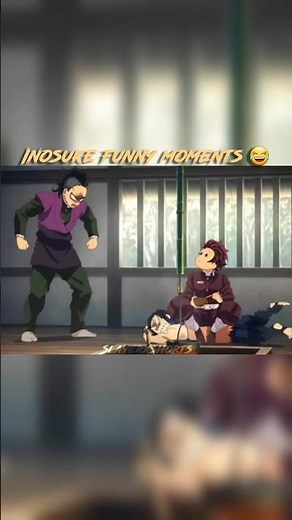 Inosuke funny moments 😂#demonslayer #inosuke