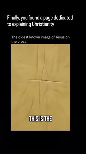 Explaining Christianity on Instagram: "The Alexamenos graffito, discovered in 1857 on Rome’s Palatine Hill, is widely regarded as the oldest known pictorial depiction of Jesus on the cross, dating to around 200 AD (late 2nd or early 3rd century). This crude etching on plaster shows a crucified figure with the head of a donkey or ass, alongside a young man raising his hand in a gesture of worship. A Greek inscription reads “Alexamenos worships [his] god,” suggesting it was created to mock a Chris