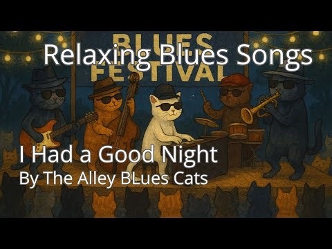 The Alley Blues Cats | I Had a Good Night [Guitar and Piano] | Relaxing blues songs