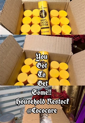 @Cococare skincare holy grail & my household is restocked for a couple of months. #skincare #naturalskincare #cocoabutter #yellowstick #beautytok