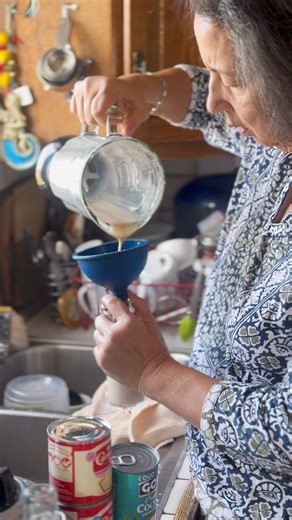 My mom making the good stuff for the holidays! I wish you could smell and taste it! Soooo good! #coquito #coquitoseason | David Esposito