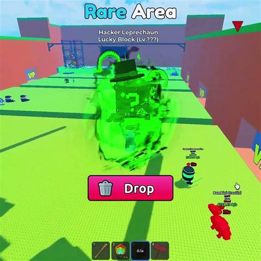 The Most OVERPOWERED Lucky Block Ever… Hacker Leprechaun 🔥🤯 #roblox