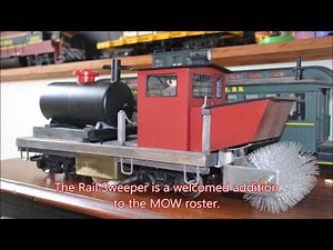 G Scale Rail Sweeper