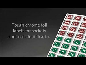 Socket Labels — Organize Your Sockets with our Chrome Socket Labels
