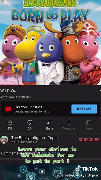 Leave your choices in the comments so I can put them in part 3 #fyp #foryou #foryoupage #backyardigans #backyardiganssongs #castaways