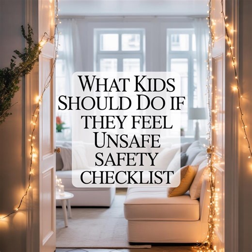 Kids Safety Plan | What Kids Should Do If They Feel Unsafe | Child Safety Checklist for Parents Parent Guide - Etsy