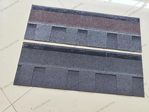 [Hot Item] Double-Layer Waterproof Asphalt Shingle Tiles Roof Materials Asphalt Roll Roof Shingles