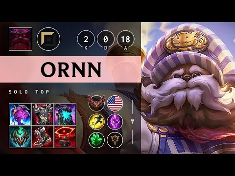 Ornn Top vs Riven: Perfect KDA - NA Grandmaster Patch 14.24