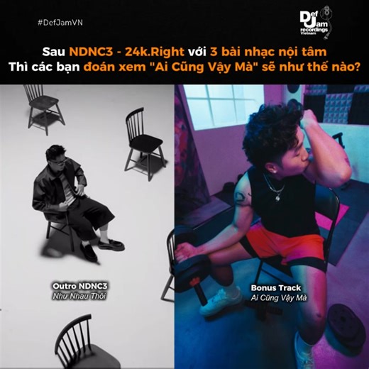 Tôi cần biết cảm nghĩ của các bạn 🧐 Ai Cũng Vậy Mà - 24k.Right ft. "Rapper bí ẩn" 20h00 - 25.09.25 #ACVM #AiCungVayMa #DefJamVN #24kright | Def Jam VietNam