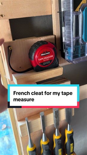 DIY French Cleat for Your Tape Measure: A Woodworker's Storage Solution