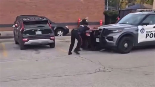 Video shows Toronto police running over suspect during arrest