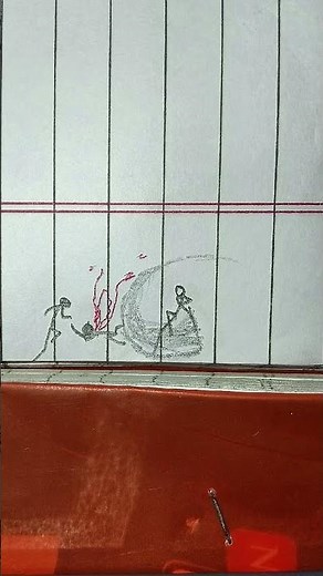 flipbook best battle fight 😳🤏 10 vs 1 #art #flipbook #shorts #youtubeshorts