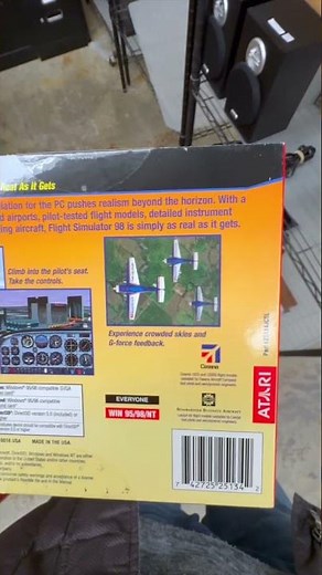 Vintage Microsoft Software – Flight Sim 98 Still Boxed