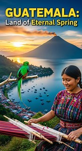 ❤💚🥰En Guatemala el verdadero lujo no es tener oro ni plata… es ver un amanecer entre volcanes, escuchar marimba y sentir paz en el alma. | Indígena chapín