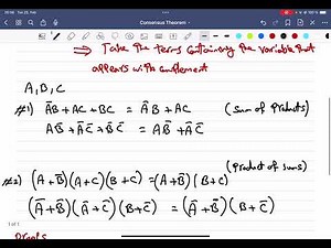 Consensus (Redundancy) theorem | Boolean Algebra (Simplification) | الجبر البولياني