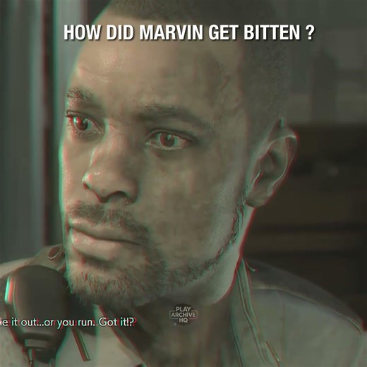 How did Marvin get bitten ? #residentevil3