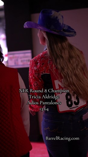 Undeniable. That’s Round win No. 2 on a challenging night of barrel racing inside the Thomas & Mack for Tricia Aldridge (@Red Hot Running Horses ) and Adios Pantalones to win Round 8 in 13.64. She’s a player in the World Championship conversation after that performance, and we’re keeping you in the loop on all things NFR thanks to @Equinety on BarrelRacing.com.