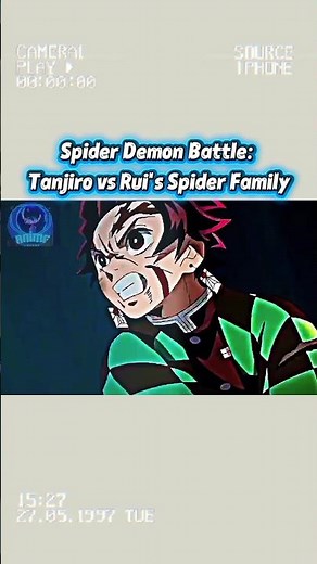 Tanjiro vs Rui's#viral#Demons slayer #animation