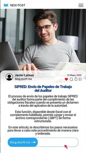 SIPRED: Envío de Papeles de Trabajo del Auditor