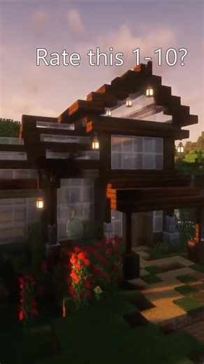 Minecraft | Greenhouse #shorts